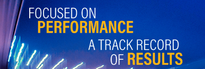 focused on performance a track record of results