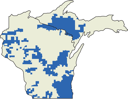 We Energies Foundation geographical funding areas on state of wisconsin and upper michigan