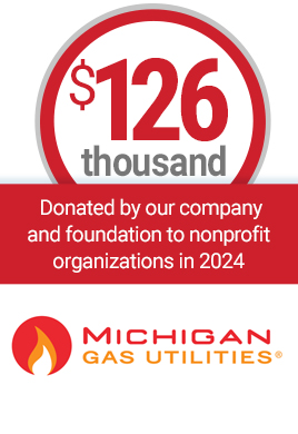 $127 thousand donated by our foundation to nonprofit organizations in 2023. Michigan Gas Utilities